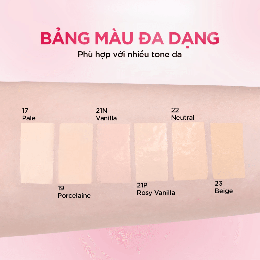 Wakemake Kem nền Seamless Wear Foundation SPF30/PA+++ 30ml 6