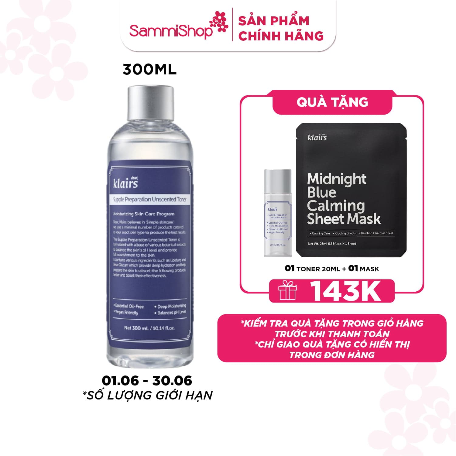 Dear, Klairs nước hoa hồng Supple Preparation Unscented Toner thumb 2