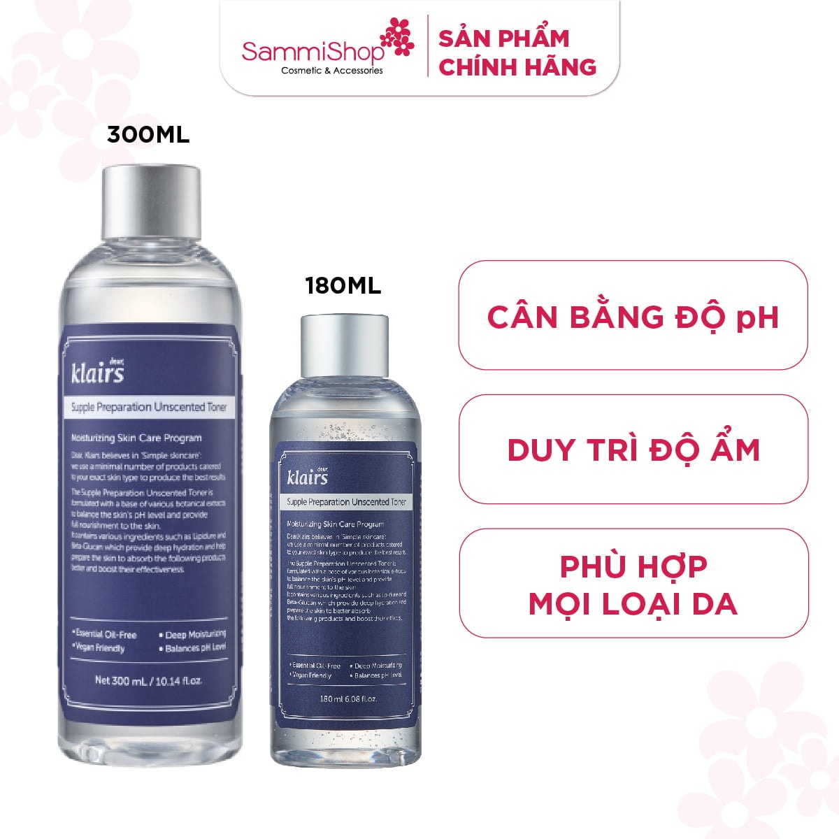 Dear, Klairs nước hoa hồng Supple Preparation Unscented Toner 3