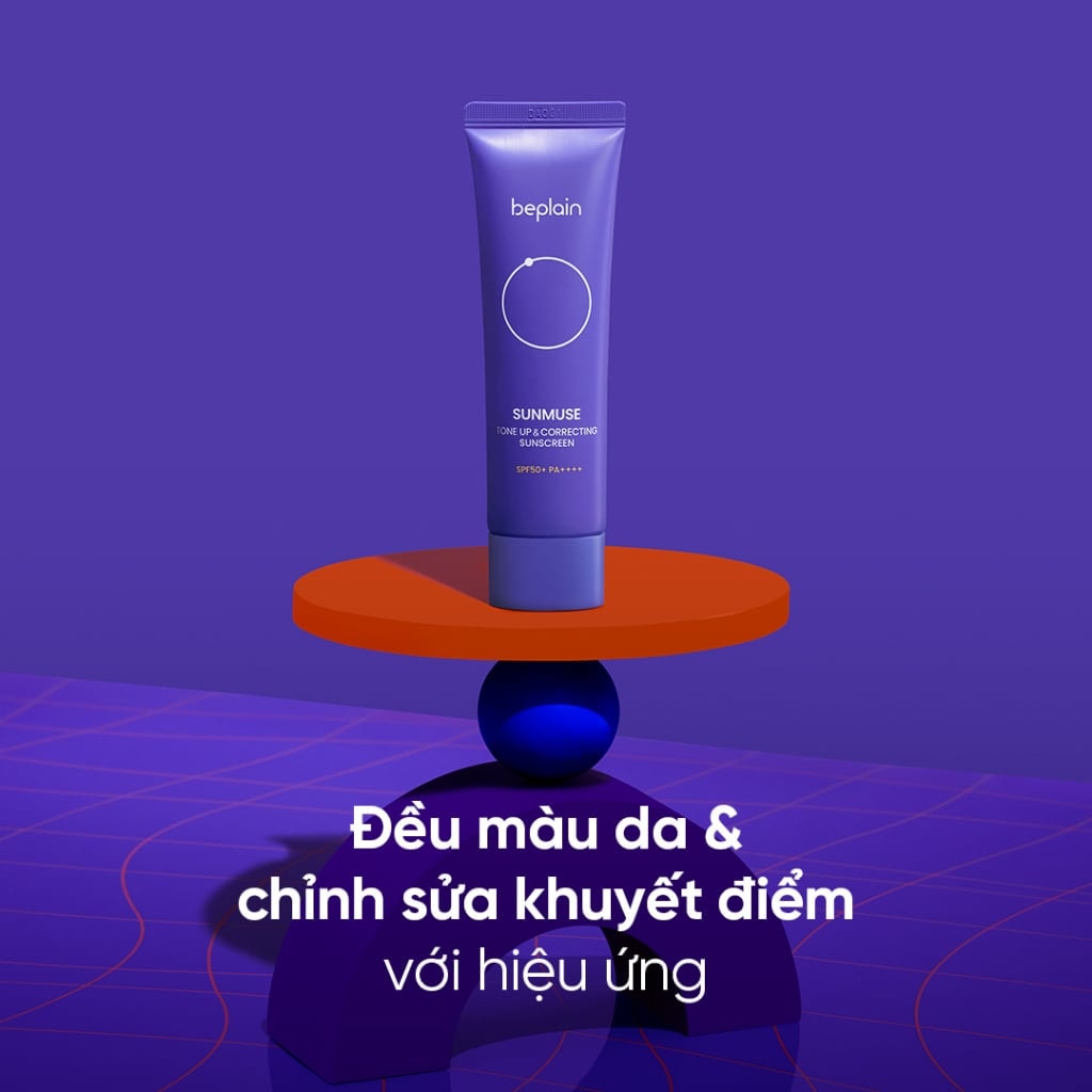 Beplain Kem chống nắng Sunmuse Tone-Up & Correcting Sunscreen SPF50+ PA++++ 50ml 7