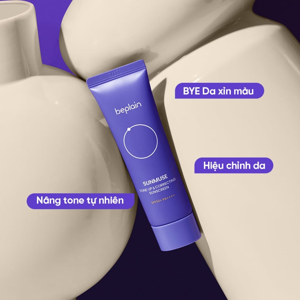 Beplain Kem chống nắng Sunmuse Tone-Up & Correcting Sunscreen SPF50+ PA++++ 50ml 8