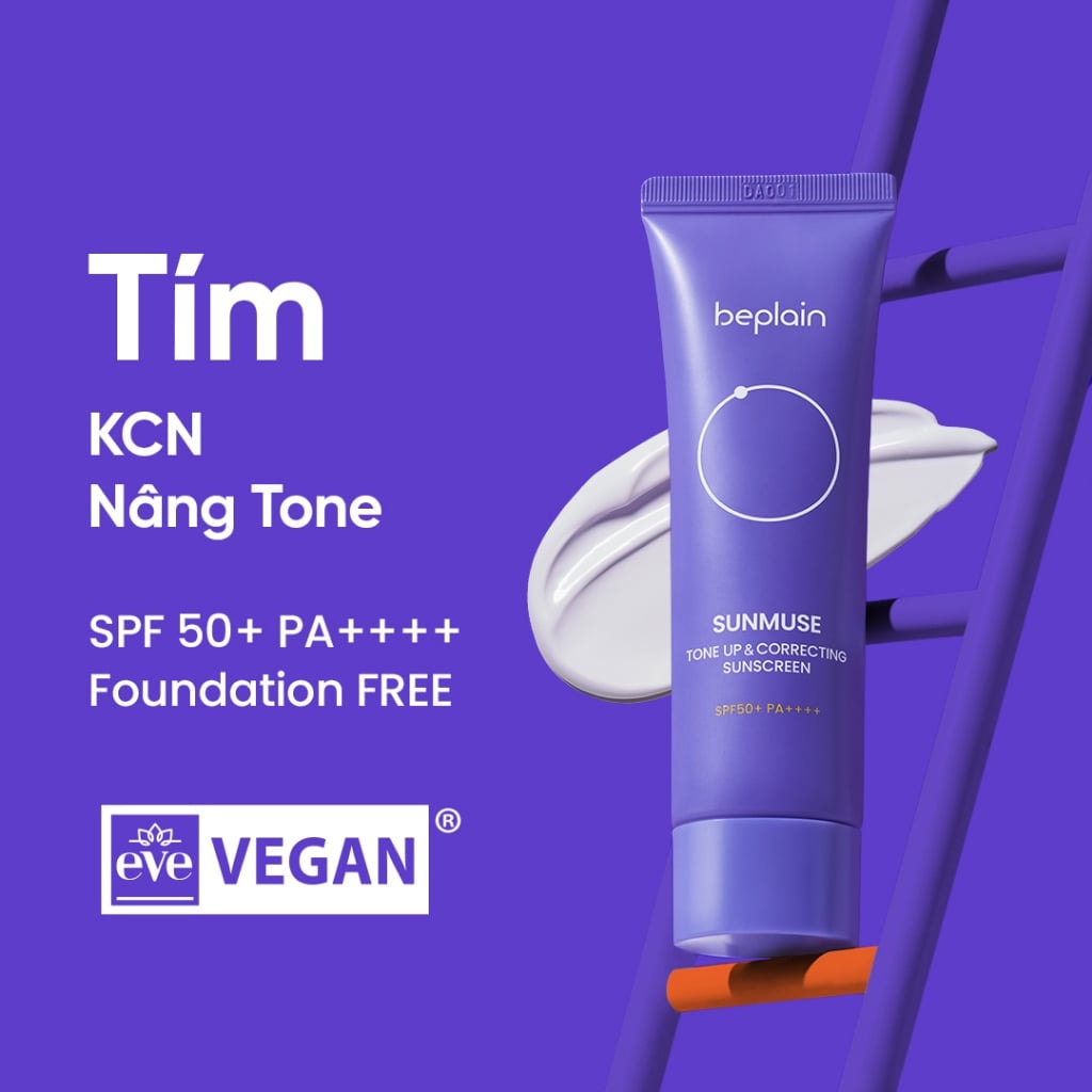 Beplain Kem chống nắng Sunmuse Tone-Up & Correcting Sunscreen SPF50+ PA++++ 50ml 3